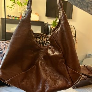 AUTHENTIC MARC BY MARC JACOBS BROWN LEATHER HOBO BAG/PURSE